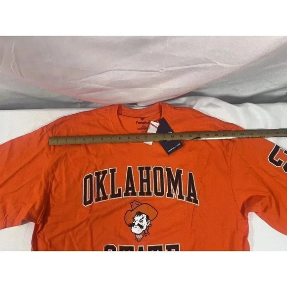 Men's XL Fanatics Orange Oklahoma State Cowboys Long Sleeve T-Shirt NWT - Picture 6 of 6